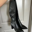 Marc Fisher Black Tall Point Heel Boots Photo 3