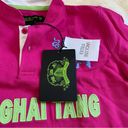 Polo New SHANGHAI TANG Women’s Hot Pink Short Sleeve  Shirt | A10 Photo 4