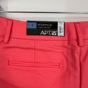 Apt. 9 NWT  Modern Fit Straight-Leg Capris Cropped Sunkissed Coral Size 4 Photo 4