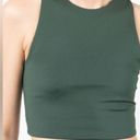 Girlfriend Collective  Halter Racerback Sports Bra Green Size Small Photo 1