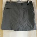 Patagonia  Outdoor Skort A Line Mini Slash Pockets Hiking Camping Gray 10 Photo 5