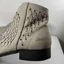 blowfish  Malibu Gray Weaved Suede Booties Size 9 Photo 1