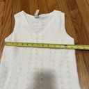 J.Jill  Linen Cotton Blend White Knit Sleeveless Sweater Size XS Photo 4