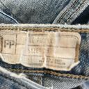 Free People  High Waisted Raw Hem 90s Style Jeans Size 28 Photo 4