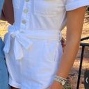 Boohoo White denim romper Photo 0