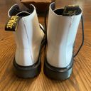 Doc Martens White Boots Size 7 Photo 2