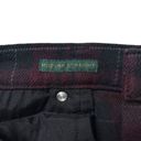 Ralph Lauren Lauren  Tartan Plaid Denim Jeans Womens 8 Petite Modern Straight Photo 3