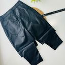 Dynamite  Gigi Black Faux Leather Ultra High Waisted Pant size 26 Photo 9