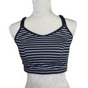 Lane Bryant Livi Active Women’s Sports Bra Striped Plus Size 38DDD Strappy Yoga Photo 1