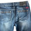 Only  JEANS 3/4 Length Stretch Denim with Laced Leather Details Missing Size Tag Photo 4