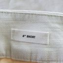 The Loft  Outlet White Cotton Mid Rise 6" Short Shorts 10 Photo 5