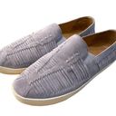 Joie  Blue Suede Slip on walker sneaker woven leather size 8 Photo 0