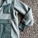 Aerie Offline Light Sage Half Zip Sherpa Pullover Photo 3