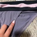 PilyQ NWT  Women's Amethyst Color Block Banded Full Swim Bottom- Size Small Photo 9