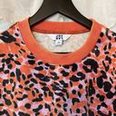 Joy Lab Cheetah Print Cropped Workout High Low Sweatshirt - Size XS Photo 1