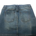 Chelsea and Violet  Distressed Denim Mini Skirt, Sz M Photo 5