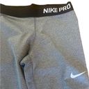 Nike  Pro Dri Fit Gray Exercise Leggings Womens Size Large Photo 3