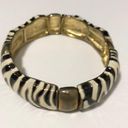 Macy's Zebra Gold Stretchy Bracelet Photo 0