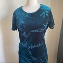 Kathie Lee Collection Vintage  Green Velvet Dress Size Medium Photo 3