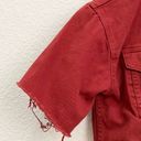 Forever 21  Rusty Red Customized Cropped Denim Jacket Size M Photo 6