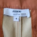 Jason Wu  Collection $215 Brown Vegan Faux Leather High Rise Shorts 4 Photo 2