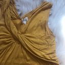 Deletta Anthropologie  mustard tank top small Photo 5