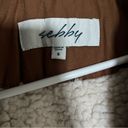 Sebby Light Brown Sherpa Jacket Photo 3