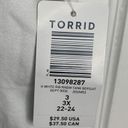 Torrid  Foxy Scoop Neck Ribbed Ringer Bodysuit W-583 Plus Size 3X Photo 3