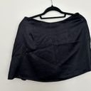 ZARA  Black Silky Mini Skirt - Built in Shorts Size L Photo 5