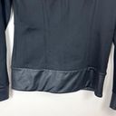 Alo Yoga  Black Moto Jacket Full Zip Size S Satin Trim Stretch Pockets Athleisure Photo 8