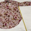 T Tahari Pink Floral Long Sleeve Button Up Blouse Top Sz XS NWT MSRP $68 Photo 6