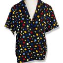 Rihoas Polka Dot Short Sleeve Shirt Size XL Photo 3