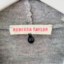 Rebecca Taylor  Open Front Fringe Cardigan Gray Sz XS Photo 8