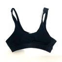 Good American  Essential Lounge Black Scoop Bra Size 1 Small Photo 3