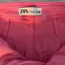 ZARA Marine Straight Wide Legs Pink Jeans Photo 2