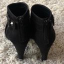 Guess Black Suede Heeled Booties Photo 2