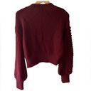 Anthropologie  Cropped Braided Cable Knit Sweater
Size Small Photo 3