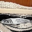 ZARA Black & Ecru Limited Edition Striped Sweater Photo 2