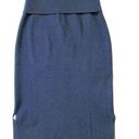 MM.LaFleur NWT  Harlem in Regent Blue Foldover Waist Stretch Knit Pencil Skirt +2 Photo 0