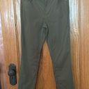 prAna  dark green skinny leg pants w short inseam - size 10 Photo 0