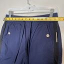 Anthropologie NWT Maeve  Tenley Twill Track Pant Joggers Navy Size Small Photo 12