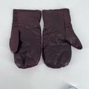 Vintage intercontinental leather industries brown mittens women’s medium/large Photo 1