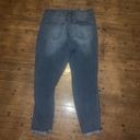 Cello Jeans Cello Indigo destructed fishnet size 16 jeans Photo 4