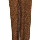 Abound  Womens Rust Stripe Marled Knit Joggers Banded Cuffs Pants Photo 0