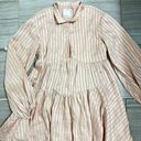 C/MEO COLLECTIVE Through You Pink Balloon Sleeve Flare Mini Dress- Size Medium Photo 0