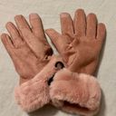 Women’s NWT pink soft gloves Photo 1