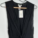 l*space NWT  Down the Line Cover-up Swimwear Black Small Photo 10