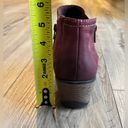 Earth Origins  Oakland Alexis Ankle Boots Merlot Red Leather 7.5 W Photo 7