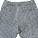 Umgee  Pinstripe Navy Pull On Trousers Size Medium Photo 6