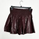 Karlie Faux Leather High Waisted Skort Size Small Photo 2